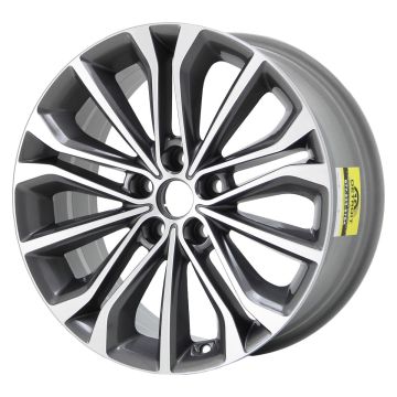 Hyundai Genesis Wheel Rim Machined Grey 70870 Stock Factory OEM Replacement
