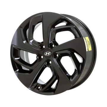 Hyundai Tucson Wheel Rim Gloss Black 70895 Stock Factory OEM Replacement