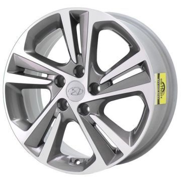 Hyundai Elantra Wheel Rim Machined Grey 70903 Stock Factory OEM Replacement