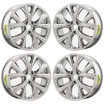 Hyundai Santa Fe Wheel Rim PVD Bright Chrome 70910 Stock Factory OEM Replacement