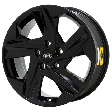 Hyundai Elantra Wheel Rim Gloss Black 71003 Stock Factory OEM Replacement