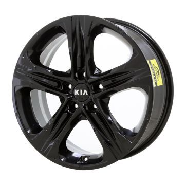 Kia K5 Wheel Rim Gloss Black 71027 Stock Factory OEM Replacement