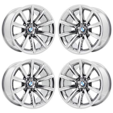 BMW 750i Wheel Rim PVD Bright Chrome 71162 (F) Stock Factory OEM Replacement
