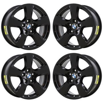 BMW 525i Exchange Wheels Set of 4-Exchange Rims Set of 4 Gloss Black 71208