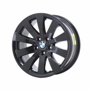 BMW 535i Wheel Rim Gloss Black 71325 Stock Factory OEM Replacement