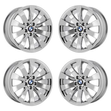 BMW 535i Wheel Rim PVD Bright Chrome 71325 Stock Factory OEM Replacement