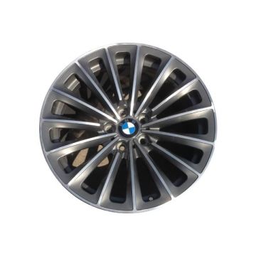 BMW 535i Wheel Rim Machined Grey 71336 (R) Stock Factory OEM Replacement
