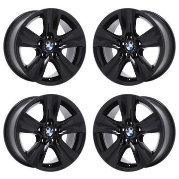 BMW 528i Exchange Wheels Set of 4-Exchange Rims Set of 4 Gloss Black 71402
