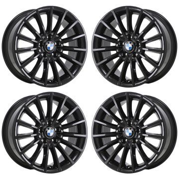 BMW 528i Exchange Wheels Set of 4-Exchange Rims Set of 4 Gloss Black 71409