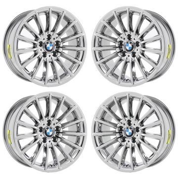 BMW 528i Wheel Rim PVD Bright Chrome 71409 Stock Factory OEM Replacement