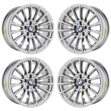 BMW 528i Wheel Rim PVD Bright Chrome 71409 Stock Factory OEM Replacement