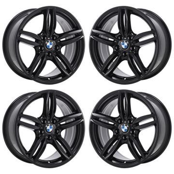 BMW M6 Exchange Wheels Set of 4-Exchange Rims Set of 4 Gloss Black 71414 (F)