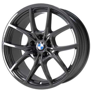 BMW 528i Wheel Rim PVD Black Chrome 71428 (R) Stock Factory OEM Replacement