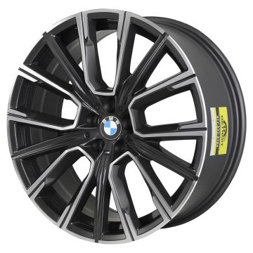 BMW 740i Wheel Rim Machined Grey 71446 (R) Stock Factory OEM Replacement