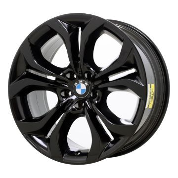 BMW X5 Wheel Rim Gloss Black 71447 (F) Stock Factory OEM Replacement