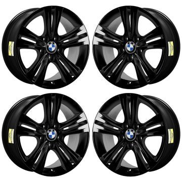 BMW 320i Exchange Wheels Set of 4-Exchange Rims Set of 4 Gloss Black 71534