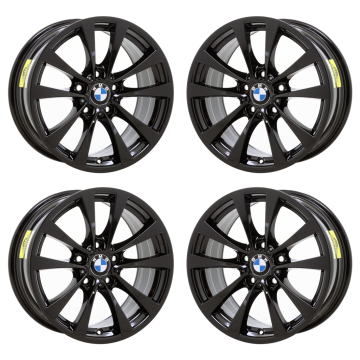 BMW 320i Exchange Wheels Set of 4-Exchange Rims Set of 4 Gloss Black 71536