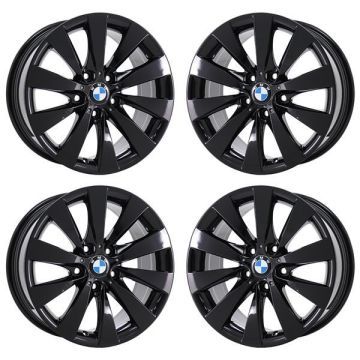BMW 320i Exchange Wheels Set of 4-Exchange Rims Set of 4 Gloss Black 71537