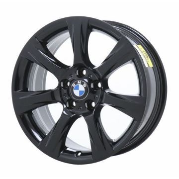 BMW 320i Wheel Rim Gloss Black 71542 Stock Factory OEM Replacement