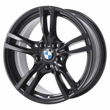 BMW 320i Wheel Rim Gloss Black 71619 (R) Stock Factory OEM Replacement
