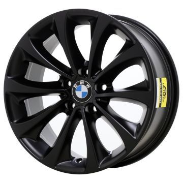 BMW 528i Wheel Rim Satin Black 71628 Stock Factory OEM Replacement