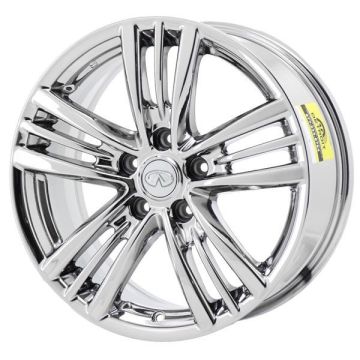 Infiniti G25 Wheel Rim PVD Bright Chrome 73724 Stock Factory OEM Replacement