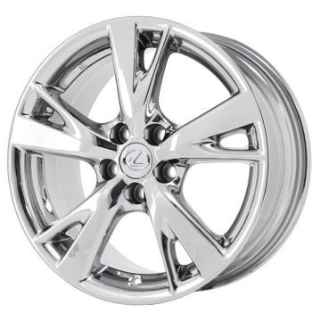 Lexus IS250 Wheel Rim PVD Bright Chrome 74218 (F) Stock Factory OEM Replacement