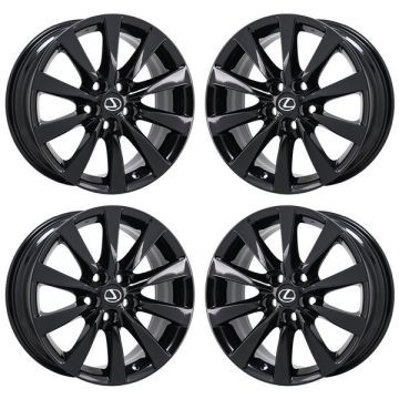 Lexus LS460 Exchange Wheels Set of 4-Exchange Rims Set of 4 Gloss Black 74221