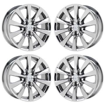 Lexus LS460 Wheel Rim PVD Bright Chrome 74221 Stock Factory OEM Replacement