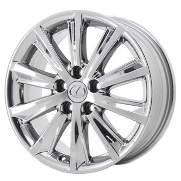 Lexus ES350 Wheel Rim PVD Bright Chrome 74225 Stock Factory OEM Replacement