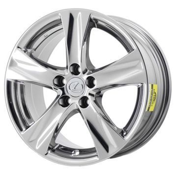 Lexus IS250 Wheel Rim PVD Bright Chrome 74238 (F) Stock Factory OEM Replacement