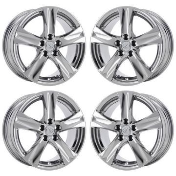 Lexus IS250 Wheel Rim PVD Bright Chrome 74238 (F) Stock Factory OEM Replacement