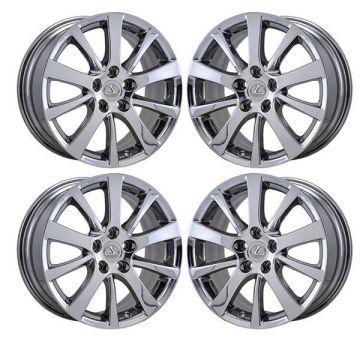 Lexus IS250 Wheel Rim PVD Bright Chrome 74243 Stock Factory OEM Replacement