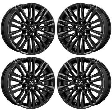 Lexus ES350 Exchange Wheels Set of 4-Exchange Rims Set of 4 Gloss Black 74277