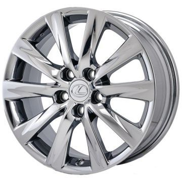 Lexus IS200t Wheel Rim PVD Bright Chrome 74287 Stock Factory OEM Replacement
