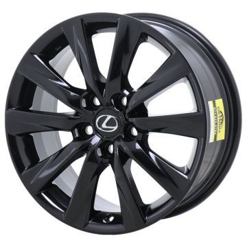 Lexus IS200t Wheel Rim Gloss Black 74287 Stock Factory OEM Replacement
