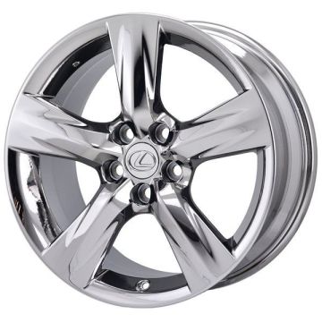 Lexus IS250 Wheel Rim PVD Bright Chrome 74290 (F) Stock Factory OEM Replacement