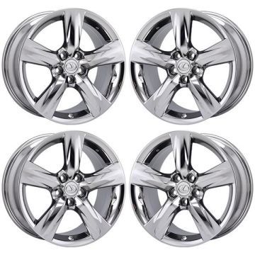 Lexus IS250 Wheel Rim PVD Bright Chrome 74290 (F) Stock Factory OEM Replacement