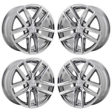 Lexus IS Turbo Wheel Rim PVD Bright Chrome 74292 (F) Stock Factory OEM Replacement