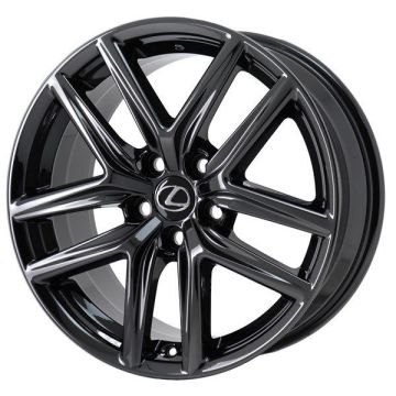 Lexus IS Turbo Wheel Rim PVD Black Chrome 74292 (F) Stock Factory OEM Replacement