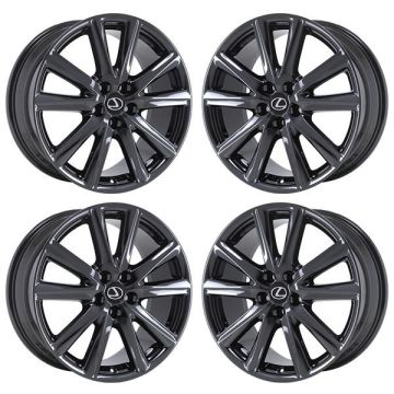 Lexus GS350 Wheel Rim PVD Black Chrome 74296 Stock Factory OEM Replacement