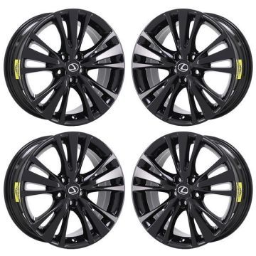 Lexus RX350 Exchange Wheels Set of 4-Exchange Rims Set of 4 Gloss Black 74301