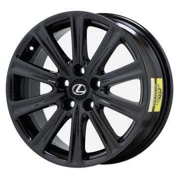 Lexus NX200T Wheel Rim PVD Black Chrome 74326 Stock Factory OEM Replacement