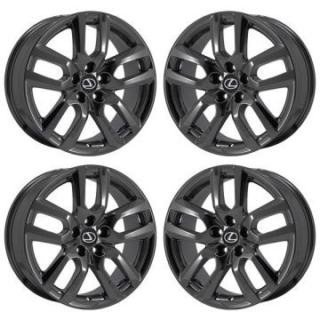 Lexus NX200t Wheel Rim PVD Black Chrome 74328 Stock Factory OEM Replacement