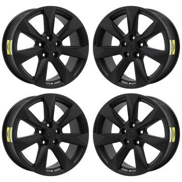 Lexus RX350 Exchange Wheels Set of 4-Exchange Rims Set of 4 SATIN BLACK 74336
