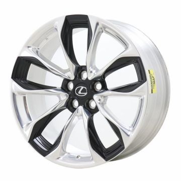 Lexus LC500 Wheel Rim Polished Black 74362 (R) Stock Factory OEM Replacement