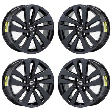 Lexus NX300 Wheel Rim PVD Black Chrome 74372 Stock Factory OEM Replacement
