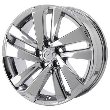 Lexus NX300 Wheel Rim PVD Bright Chrome 74372 Stock Factory OEM Replacement
