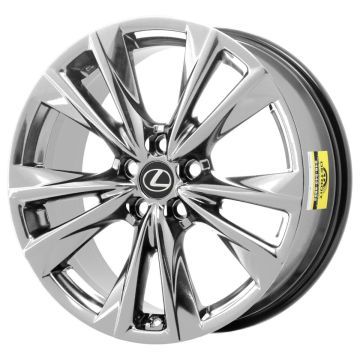 Lexus ES250 Wheel Rim PVD Bright Chrome 74377 Stock Factory OEM Replacement