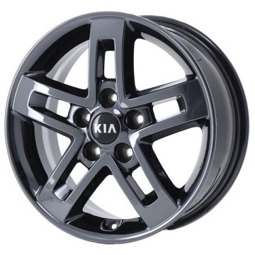 Kia Soul Wheel Rim PVD Black Chrome 74617 Stock Factory OEM Replacement